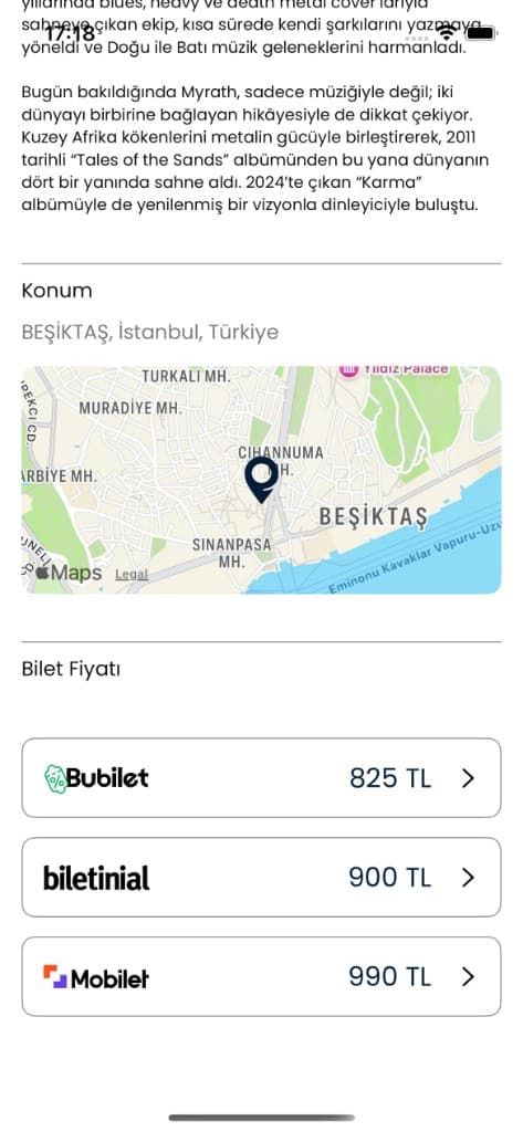 Bilet Fiyatı